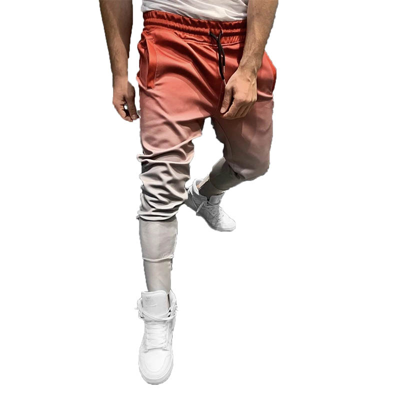 New Gradient Autumn Gyms Men Joggers Sweatpants Men's Joggers Trousers Sporting Clothing The High Quality Bodybuilding Pants New Gradient Autumn Gyms Men Joggers Sweatpants Men's Joggers Trousers Sporting Clothing The High Quality Bodybuilding Pants