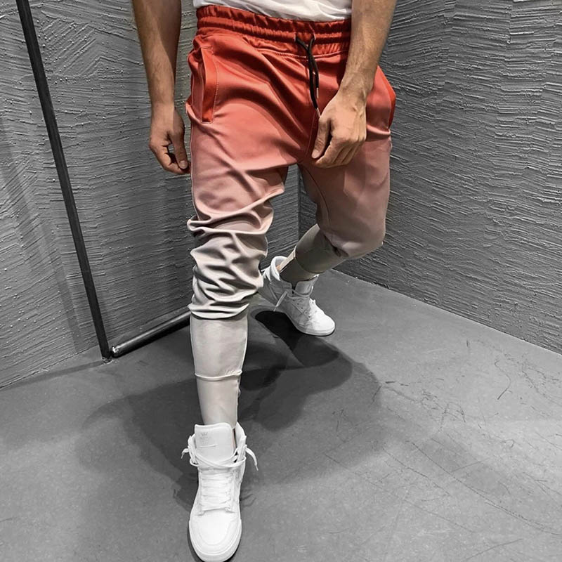 New Gradient Autumn Gyms Men Joggers Sweatpants Men's Joggers Trousers Sporting Clothing The High Quality Bodybuilding Pants New Gradient Autumn Gyms Men Joggers Sweatpants Men's Joggers Trousers Sporting Clothing The High Quality Bodybuilding Pants