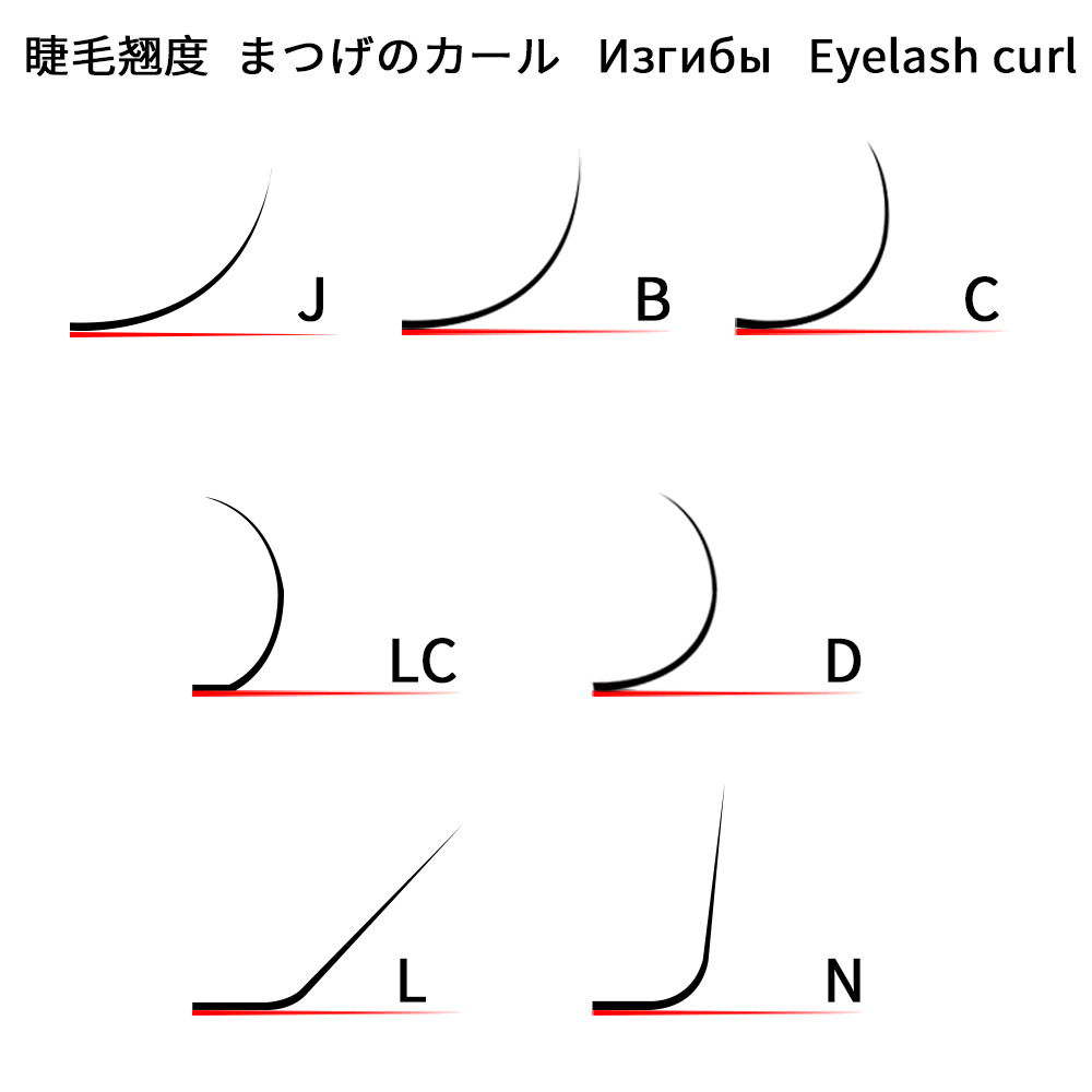 NAGARAKU Fast Ship 16rows/case 7~15mm mix premium natural synthetic mink individual eyelash extension makeup maquiagem cilios