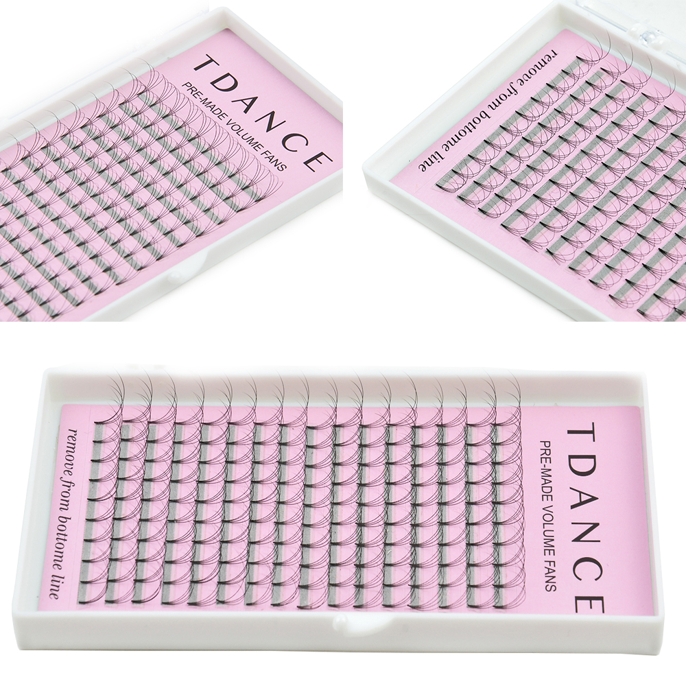 TDANCE 16 Lines Premade Volume Fans 3d/4d/5d/6d/7D Lash Russian Volume Eyelash Extensions Pre made Lash Extension Faux Mink Lash TDANCE 16 Lines Premade Volume Fans 3d/4d/5d/6d/7D Lash Russian Volume Eyelash Extensions Pre made Lash Extension Faux Mink Lash