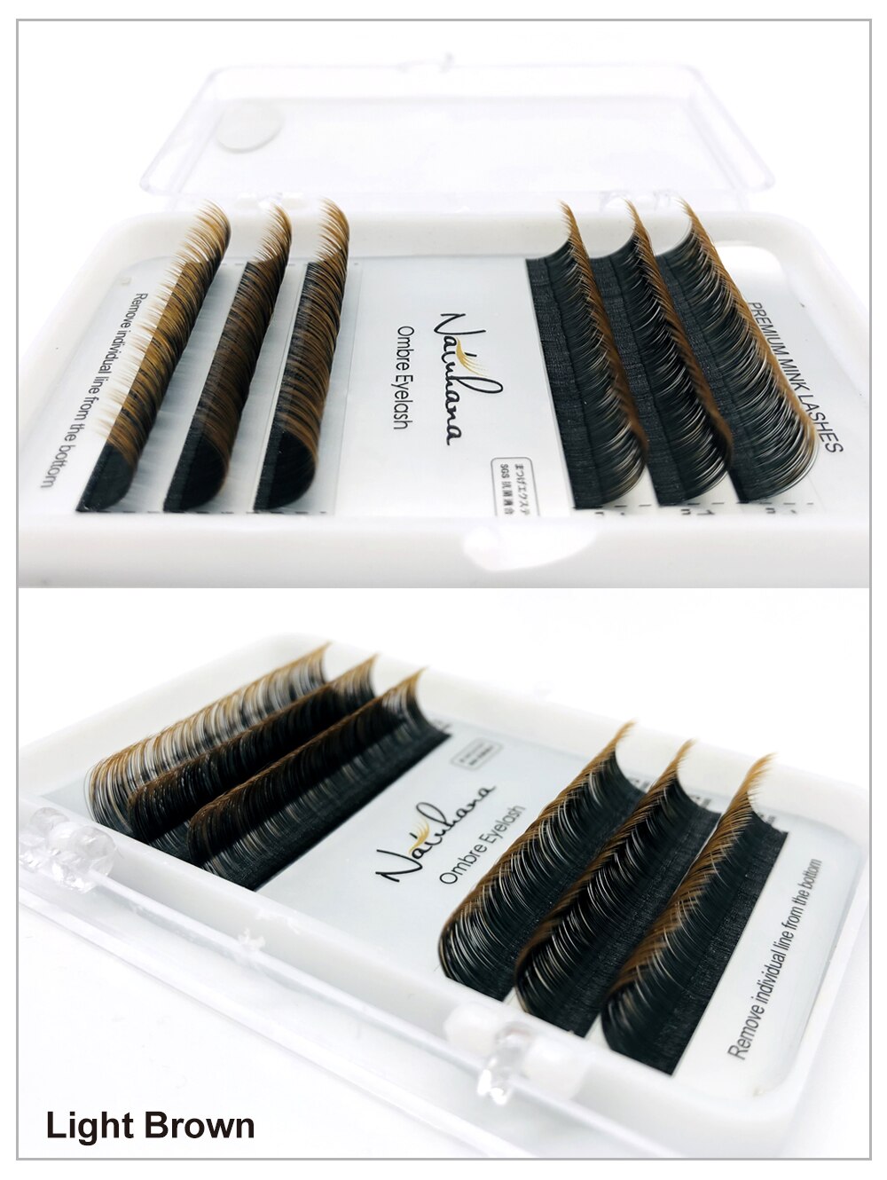 NATUHANA Free shipping 6Rows Ombre Blue Purple Color Eyelash Extension Individual Faux Mink False Eye Lashes Professional Salon NATUHANA Free shipping 6Rows Ombre Blue Purple Color Eyelash Extension Individual Faux Mink False Eye Lashes Professional Salon