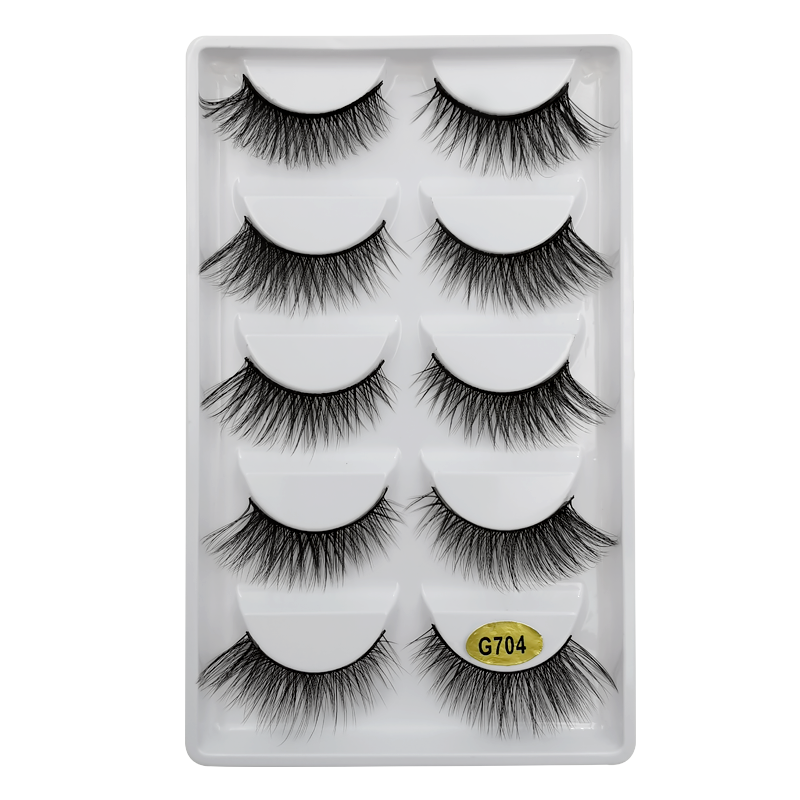 YSDO 5 Pairs 3D Mink EyeLashes Natural Hair False EyeLashes Long 100% Dramatic Eye MakeupFake Lashes Fluffy Cilios Lashes G803 YSDO 5 Pairs 3D Mink EyeLashes Natural Hair False EyeLashes Long 100% Dramatic Eye MakeupFake Lashes Fluffy Cilios Lashes G803