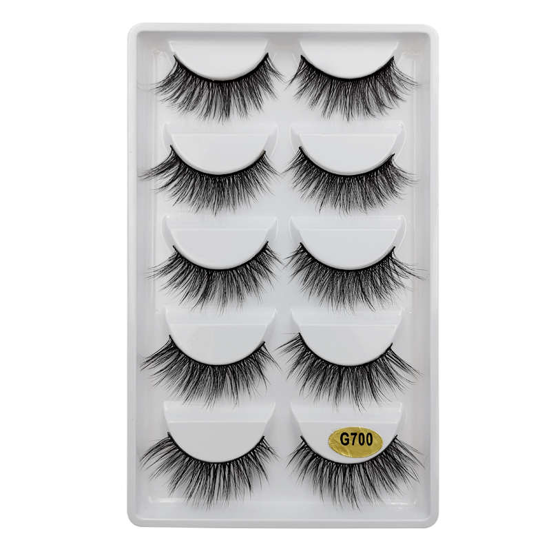 YSDO 5 Pairs 3D Mink EyeLashes Natural Hair False EyeLashes Long 100% Dramatic Eye MakeupFake Lashes Fluffy Cilios Lashes G803 YSDO 5 Pairs 3D Mink EyeLashes Natural Hair False EyeLashes Long 100% Dramatic Eye MakeupFake Lashes Fluffy Cilios Lashes G803