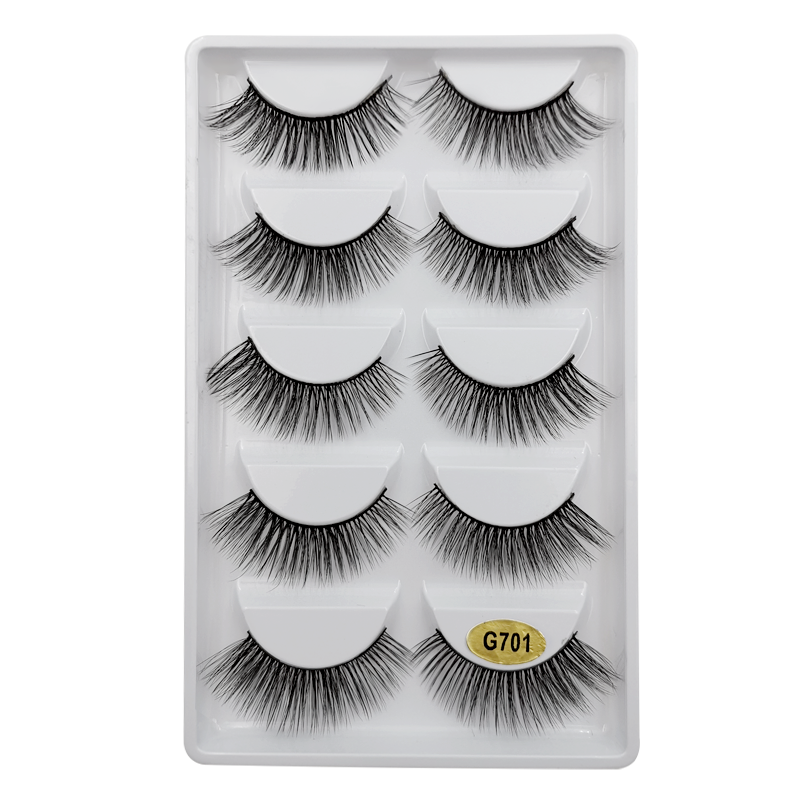 YSDO 5 Pairs 3D Mink EyeLashes Natural Hair False EyeLashes Long 100% Dramatic Eye MakeupFake Lashes Fluffy Cilios Lashes G803 YSDO 5 Pairs 3D Mink EyeLashes Natural Hair False EyeLashes Long 100% Dramatic Eye MakeupFake Lashes Fluffy Cilios Lashes G803