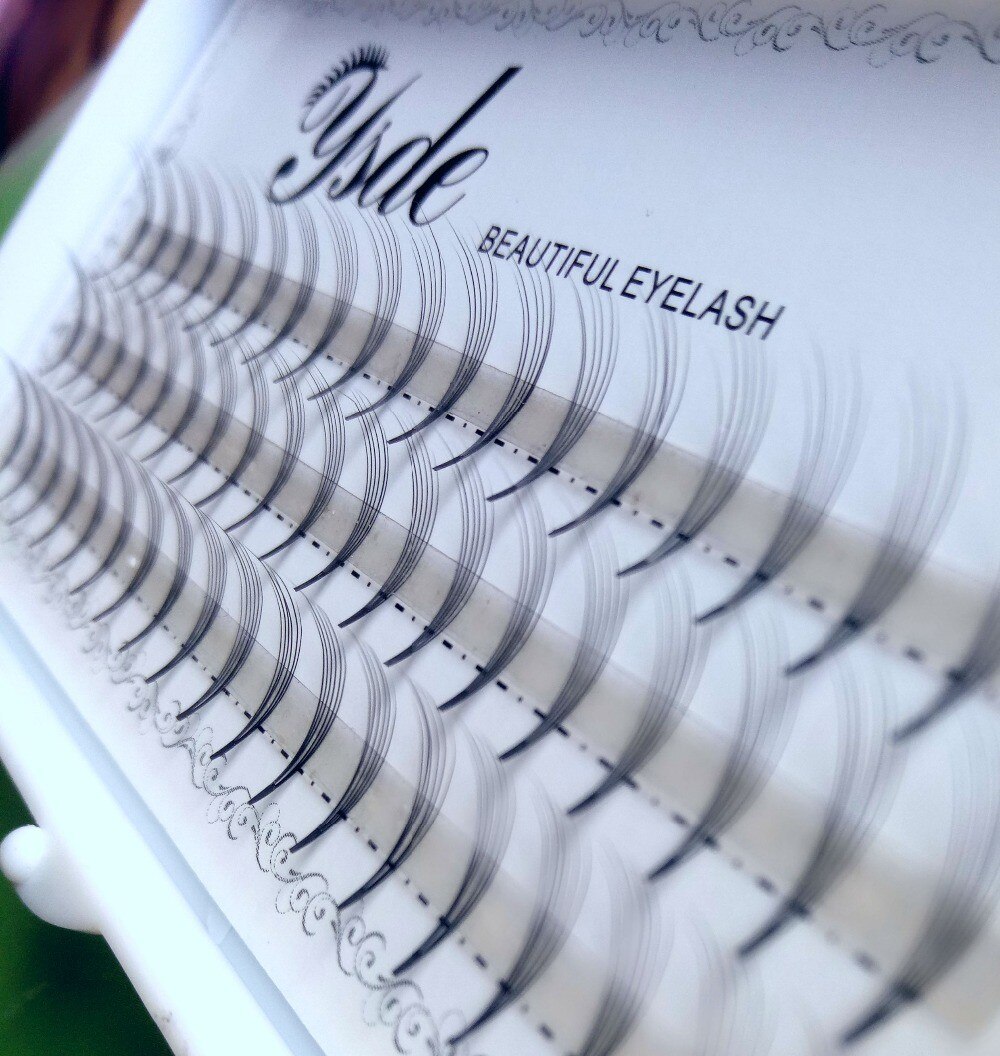 HBZGTLAD 1box 20D Natrual faux mink hair silk lashes 0.07 thickness eyelash extensions false mink eyelash extensions fake lashes