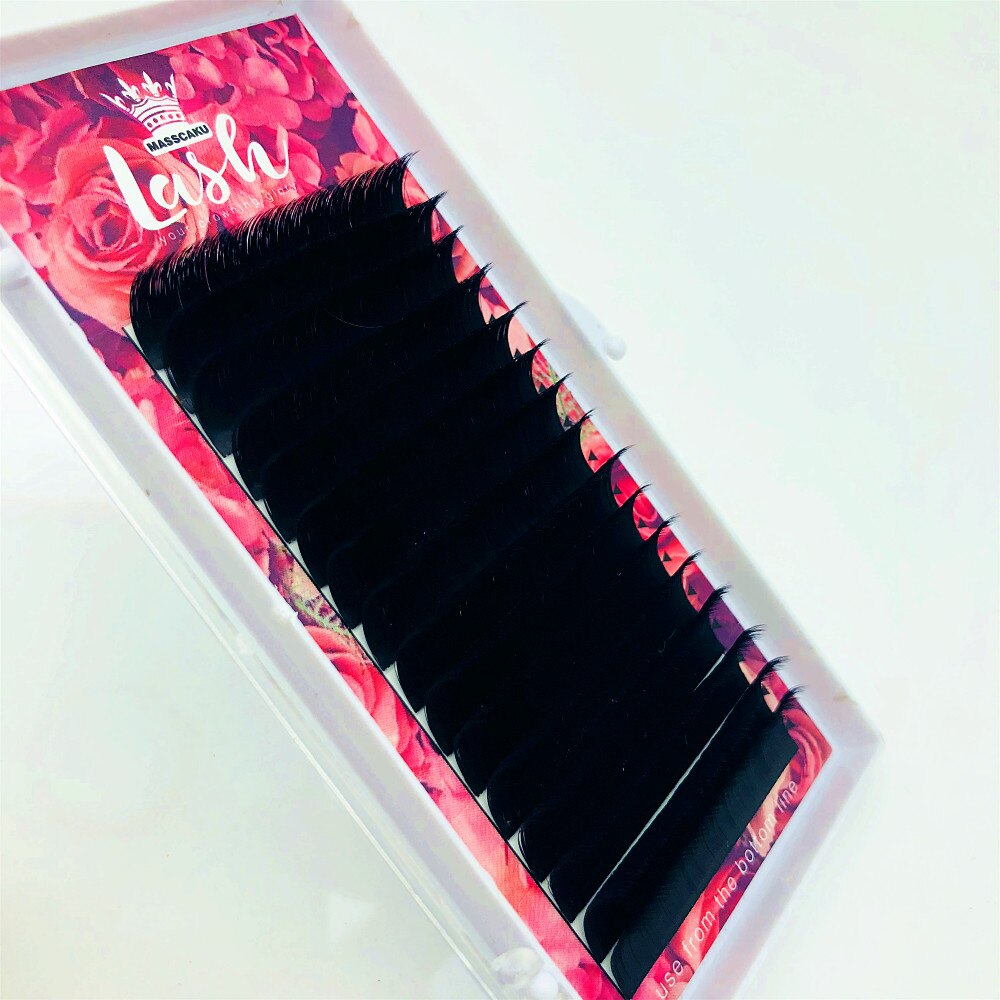 New arrived 0.05/0.07/0.10 C/D 1 pcs magic eyelash volume easy to make fan effect false eyelash and blooming faux mink lashes