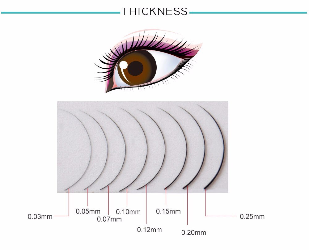 All Sizes False Eyelash Extensions Mink Black Material JBCD Curls 1 Tray/Lot All Sizes False Eyelash Extensions Mink Black Material JBCD Curls 1 Tray/Lot