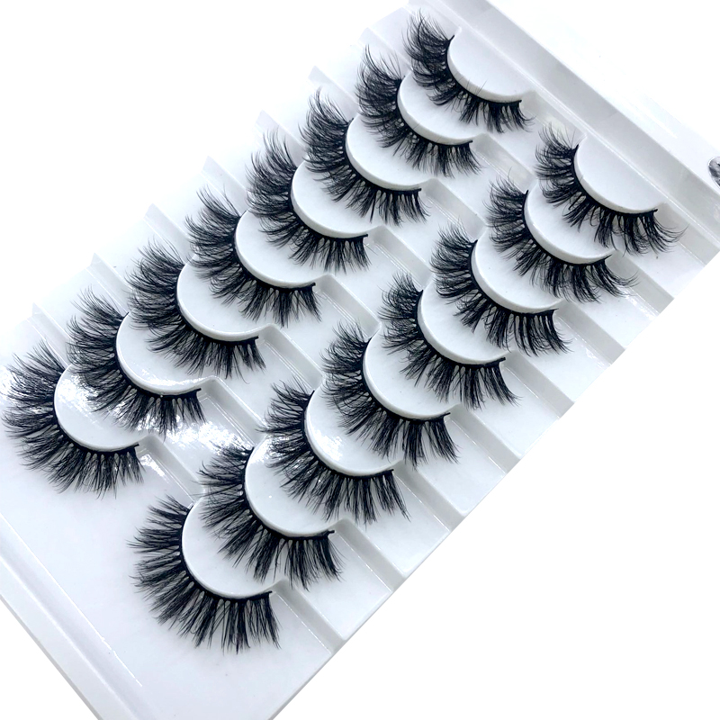 New 5 /8/9 pairs natural false eyelashes fake lashes long makeup 3d mink lashes eyelash extension mink eyelashes for beauty 03