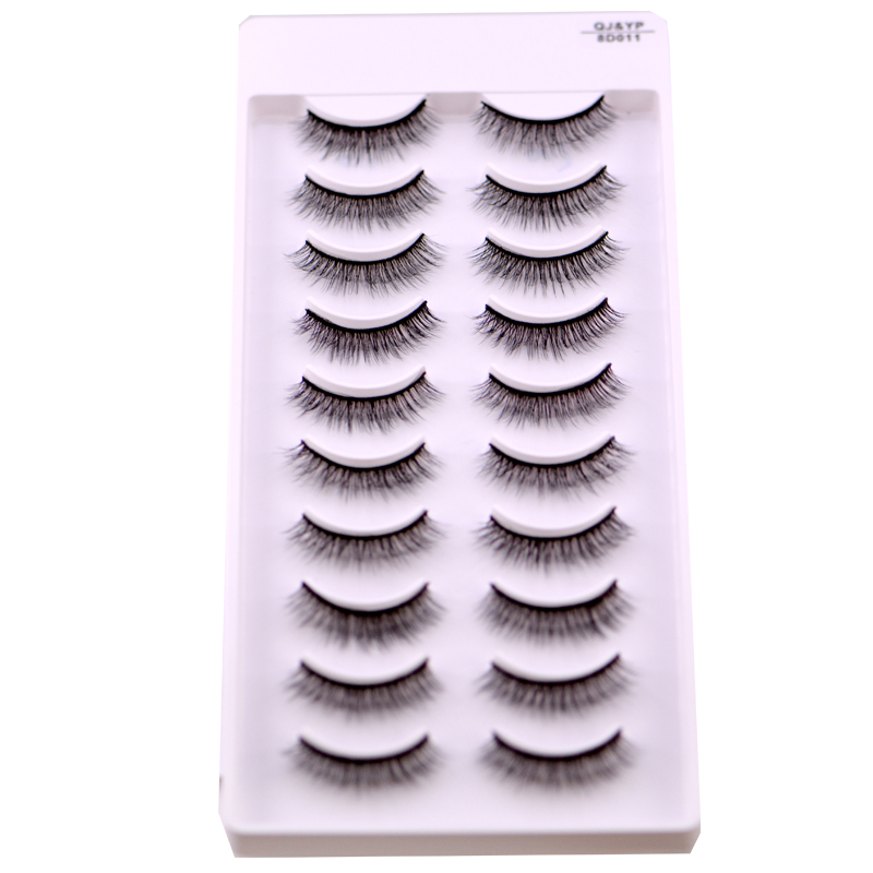 New 5 /8/9 pairs natural false eyelashes fake lashes long makeup 3d mink lashes eyelash extension mink eyelashes for beauty 03