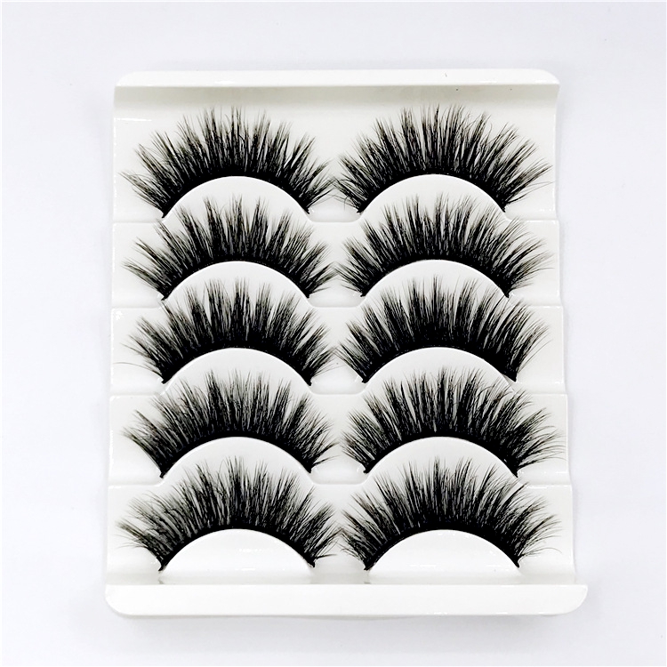New 5 /8/9 pairs natural false eyelashes fake lashes long makeup 3d mink lashes eyelash extension mink eyelashes for beauty 03