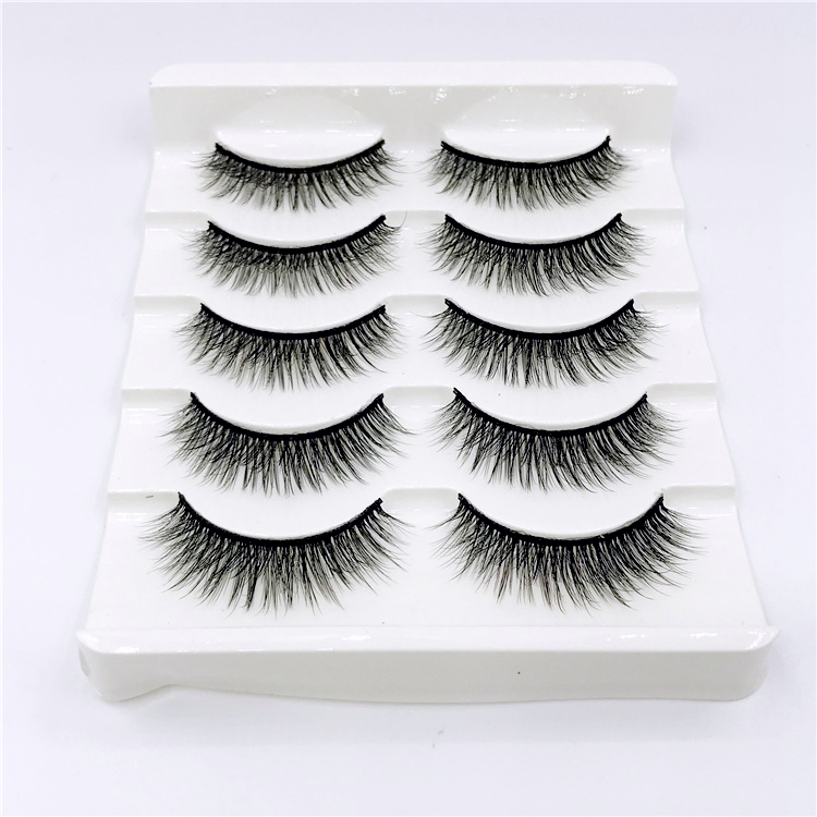New 5 /8/9 pairs natural false eyelashes fake lashes long makeup 3d mink lashes eyelash extension mink eyelashes for beauty 03