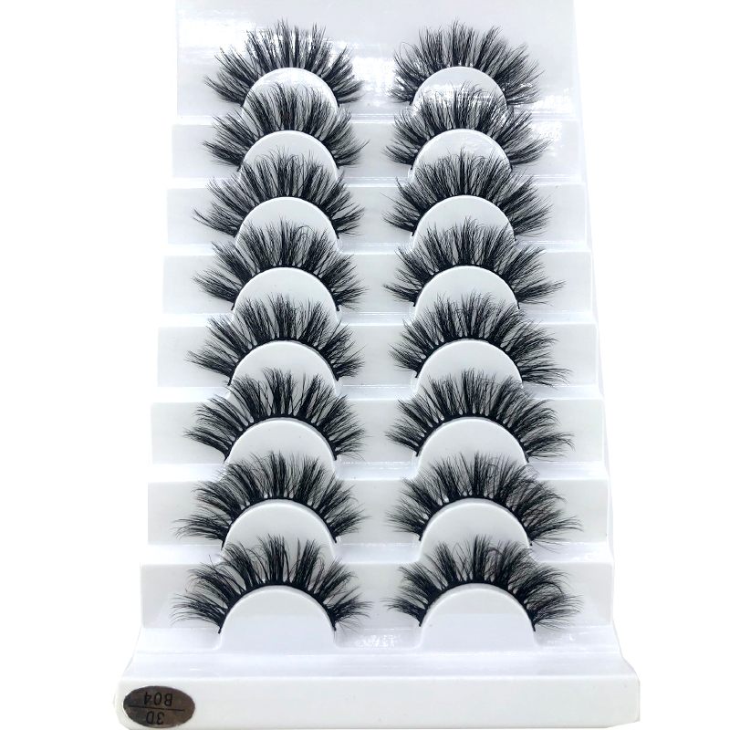 New 5 /8/9 pairs natural false eyelashes fake lashes long makeup 3d mink lashes eyelash extension mink eyelashes for beauty 03