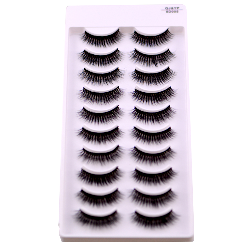 New 5 /8/9 pairs natural false eyelashes fake lashes long makeup 3d mink lashes eyelash extension mink eyelashes for beauty 03