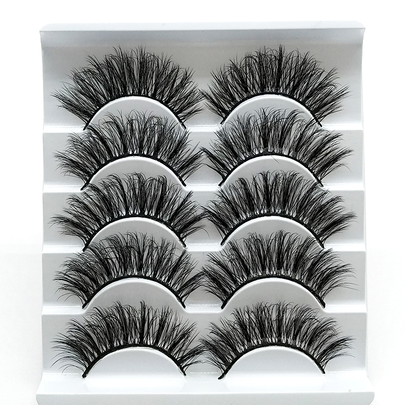 New 5 /8/9 pairs natural false eyelashes fake lashes long makeup 3d mink lashes eyelash extension mink eyelashes for beauty 03