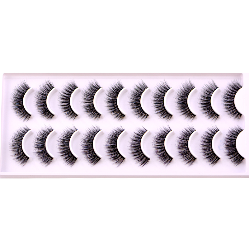 New 5 /8/9 pairs natural false eyelashes fake lashes long makeup 3d mink lashes eyelash extension mink eyelashes for beauty 03