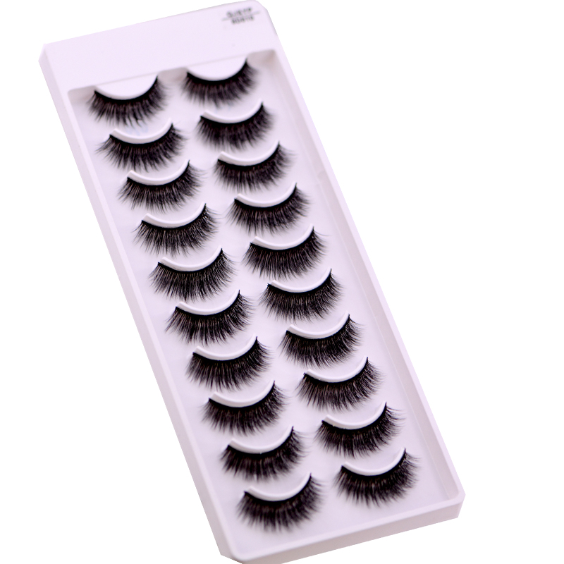 New 5 /8/9 pairs natural false eyelashes fake lashes long makeup 3d mink lashes eyelash extension mink eyelashes for beauty 03