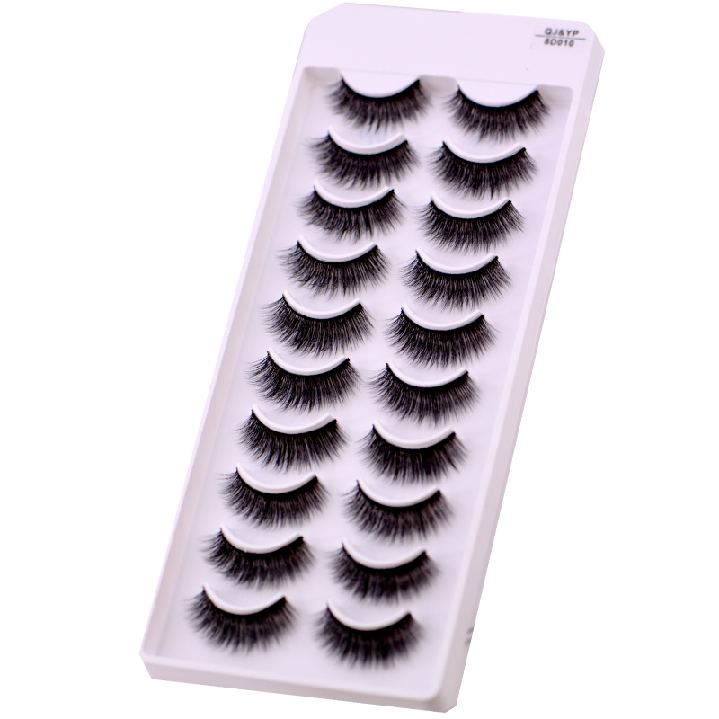 New 5 /8/9 pairs natural false eyelashes fake lashes long makeup 3d mink lashes eyelash extension mink eyelashes for beauty 03
