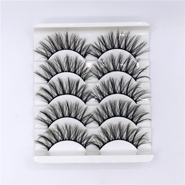 New 5 /8/9 pairs natural false eyelashes fake lashes long makeup 3d mink lashes eyelash extension mink eyelashes for beauty 03