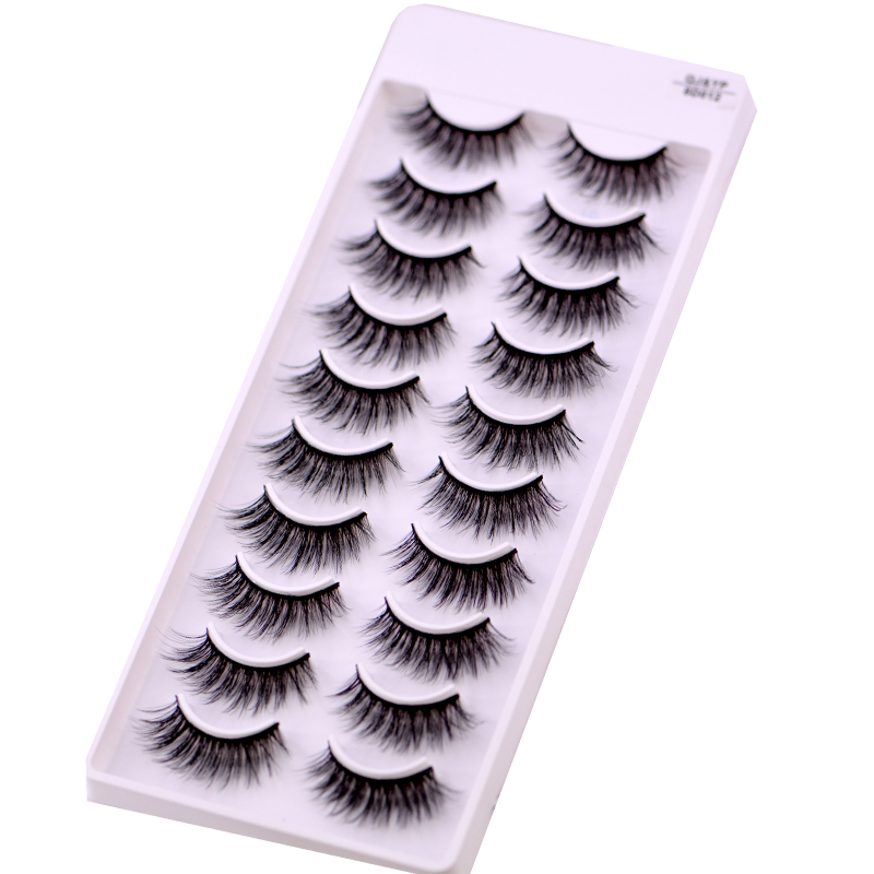 New 5 /8/9 pairs natural false eyelashes fake lashes long makeup 3d mink lashes eyelash extension mink eyelashes for beauty 03