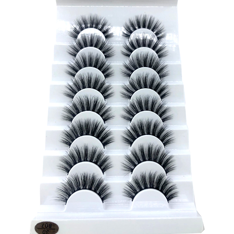 New 5 /8/9 pairs natural false eyelashes fake lashes long makeup 3d mink lashes eyelash extension mink eyelashes for beauty 03