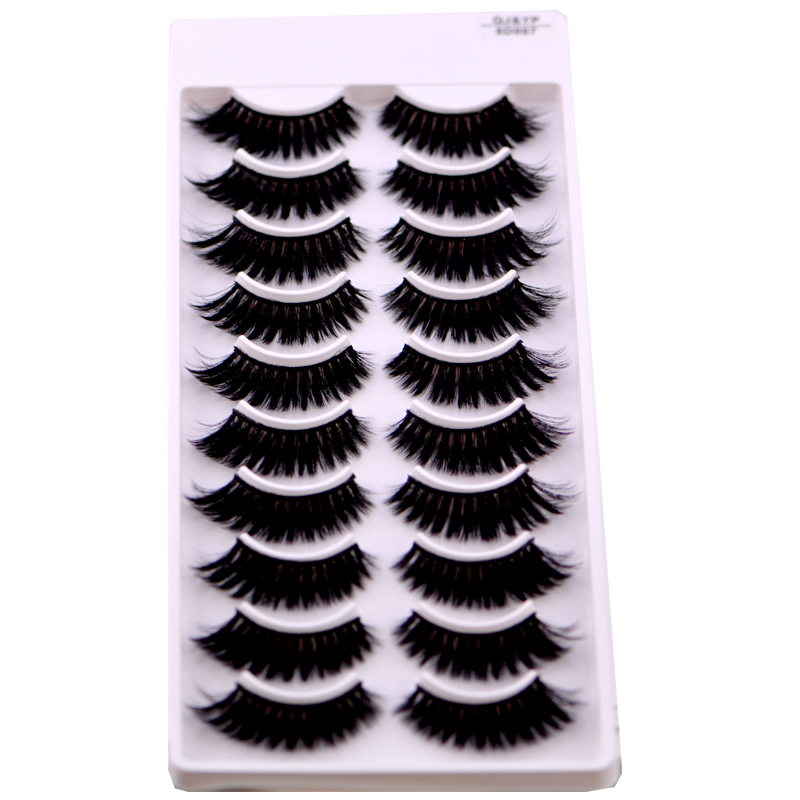 New 5 /8/9 pairs natural false eyelashes fake lashes long makeup 3d mink lashes eyelash extension mink eyelashes for beauty 03