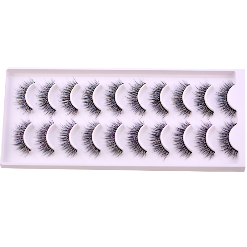 New 5 /8/9 pairs natural false eyelashes fake lashes long makeup 3d mink lashes eyelash extension mink eyelashes for beauty 03