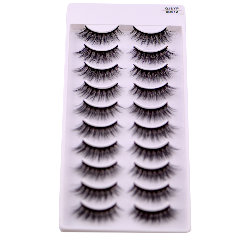 New 5 /8/9 pairs natural false eyelashes fake lashes long makeup 3d mink lashes eyelash extension mink eyelashes for beauty 03
