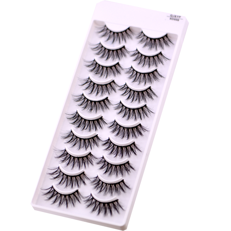 New 5 /8/9 pairs natural false eyelashes fake lashes long makeup 3d mink lashes eyelash extension mink eyelashes for beauty 03