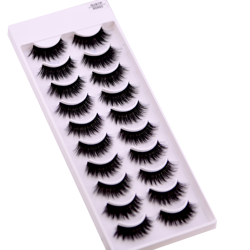 New 5 /8/9 pairs natural false eyelashes fake lashes long makeup 3d mink lashes eyelash extension mink eyelashes for beauty 03