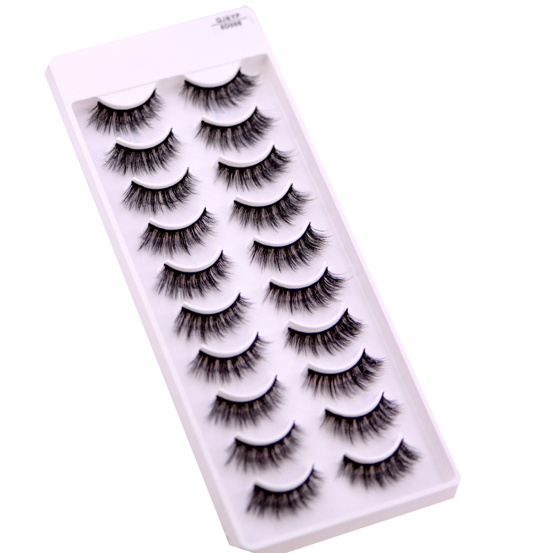 New 5 /8/9 pairs natural false eyelashes fake lashes long makeup 3d mink lashes eyelash extension mink eyelashes for beauty 03