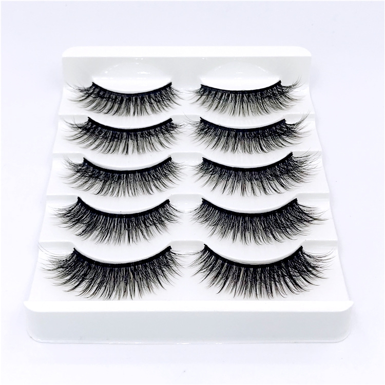 New 5 /8/9 pairs natural false eyelashes fake lashes long makeup 3d mink lashes eyelash extension mink eyelashes for beauty 03