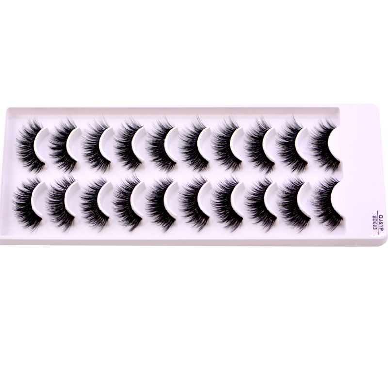 New 5 /8/9 pairs natural false eyelashes fake lashes long makeup 3d mink lashes eyelash extension mink eyelashes for beauty 03