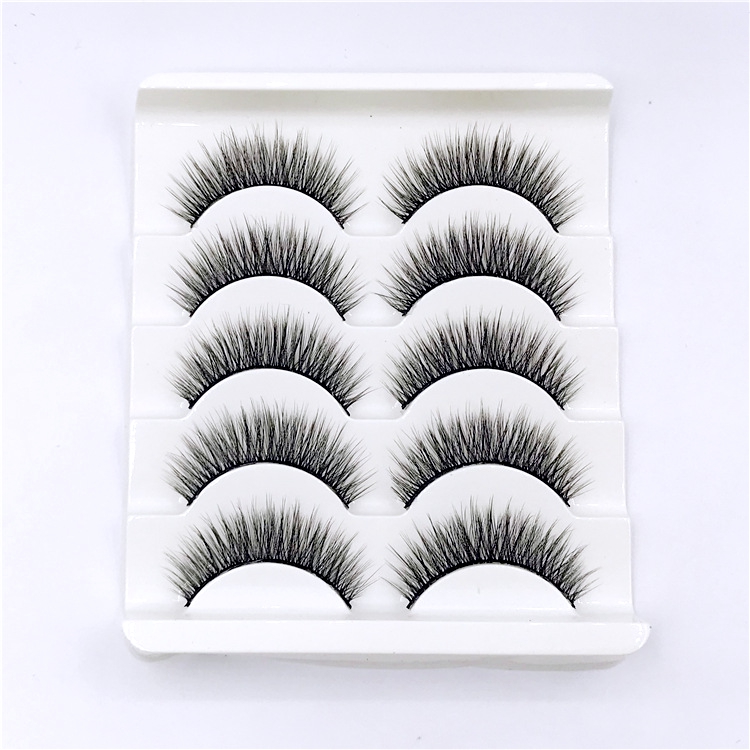 New 5 /8/9 pairs natural false eyelashes fake lashes long makeup 3d mink lashes eyelash extension mink eyelashes for beauty 03