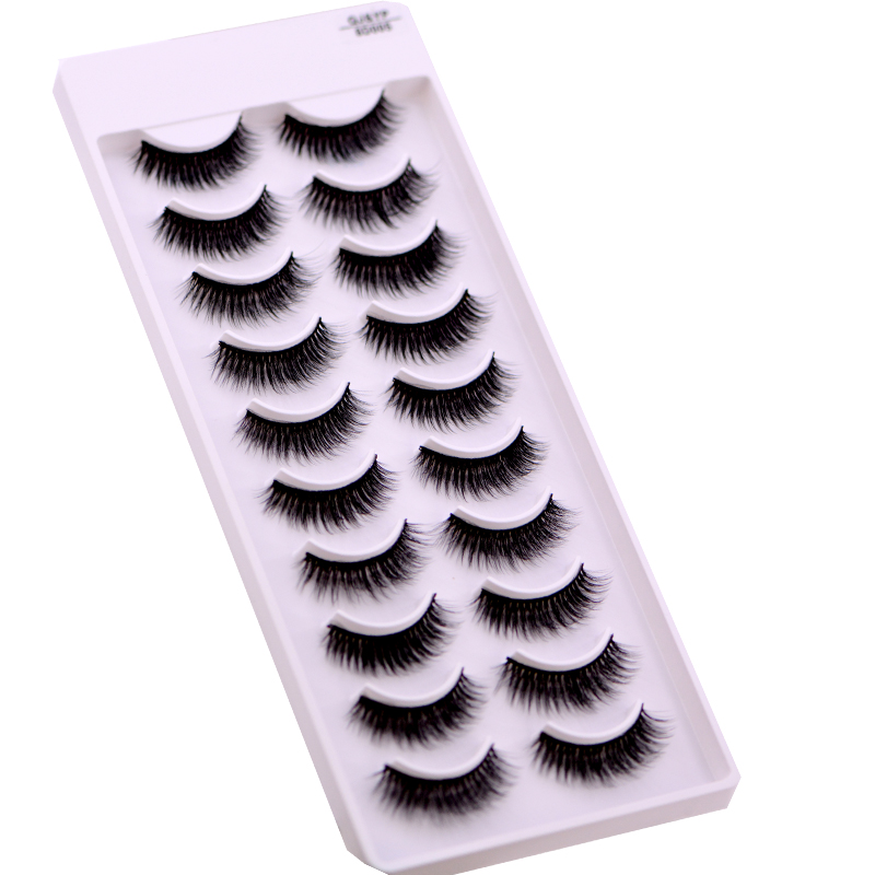 New 5 /8/9 pairs natural false eyelashes fake lashes long makeup 3d mink lashes eyelash extension mink eyelashes for beauty 03