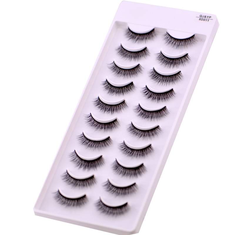 New 5 /8/9 pairs natural false eyelashes fake lashes long makeup 3d mink lashes eyelash extension mink eyelashes for beauty 03