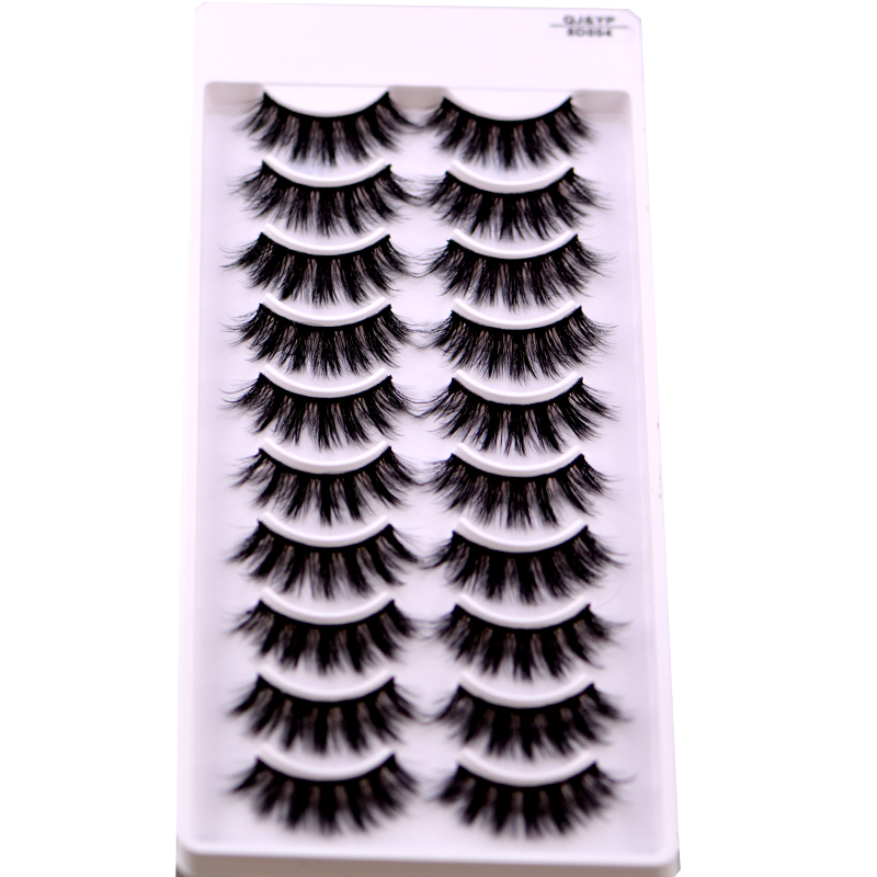 New 5 /8/9 pairs natural false eyelashes fake lashes long makeup 3d mink lashes eyelash extension mink eyelashes for beauty 03