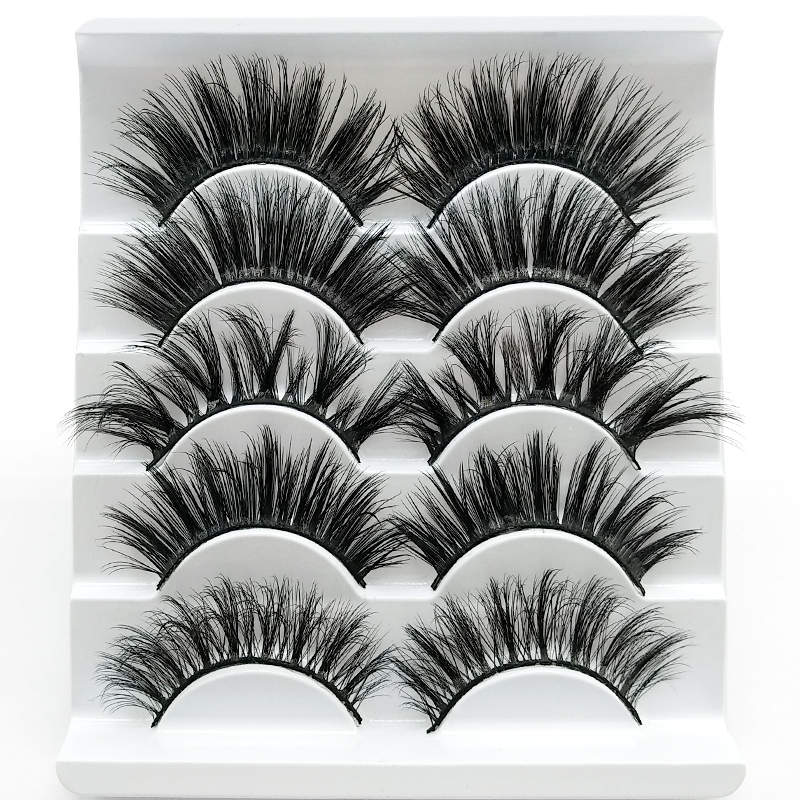 New 5 /8/9 pairs natural false eyelashes fake lashes long makeup 3d mink lashes eyelash extension mink eyelashes for beauty 03