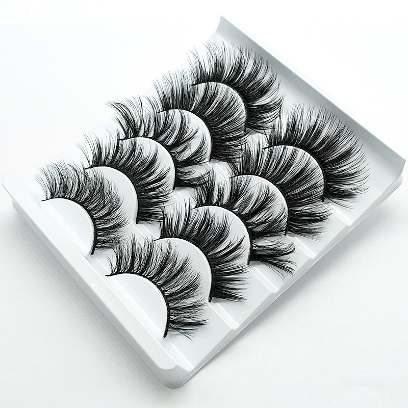 New 5 /8/9 pairs natural false eyelashes fake lashes long makeup 3d mink lashes eyelash extension mink eyelashes for beauty 03