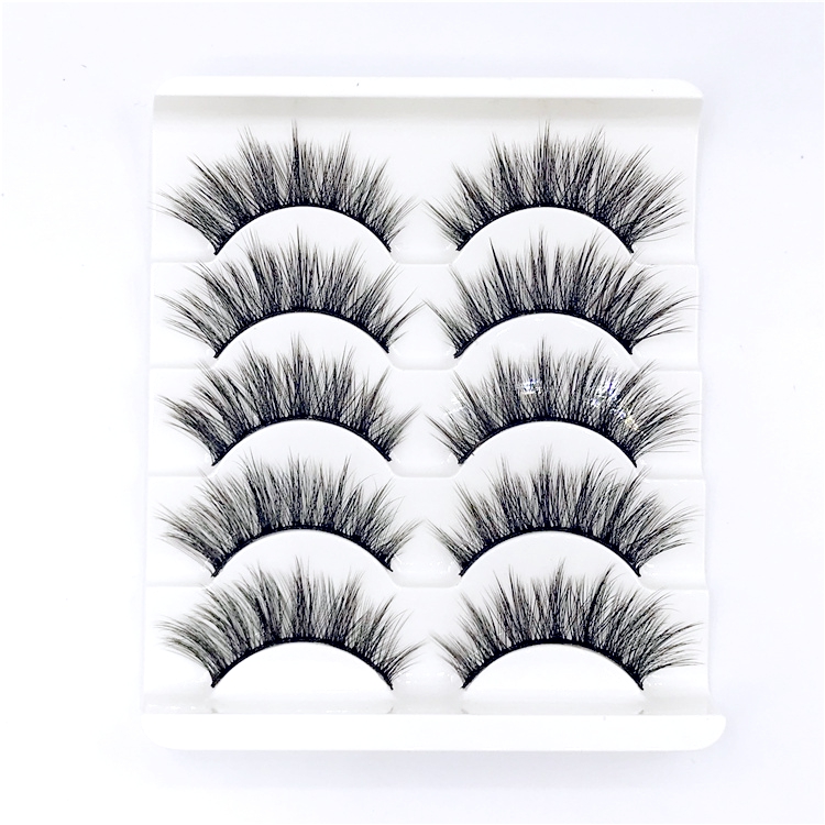 New 5 /8/9 pairs natural false eyelashes fake lashes long makeup 3d mink lashes eyelash extension mink eyelashes for beauty 03