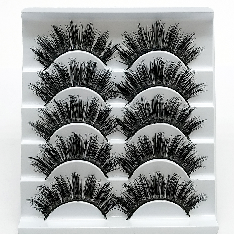 New 5 /8/9 pairs natural false eyelashes fake lashes long makeup 3d mink lashes eyelash extension mink eyelashes for beauty 03