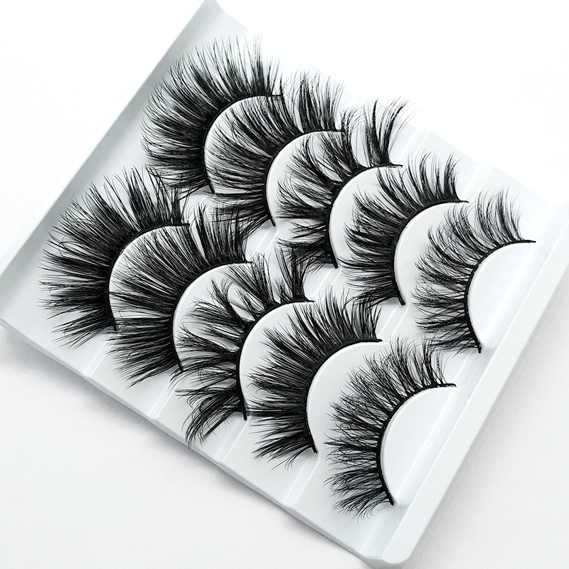 New 5 /8/9 pairs natural false eyelashes fake lashes long makeup 3d mink lashes eyelash extension mink eyelashes for beauty 03