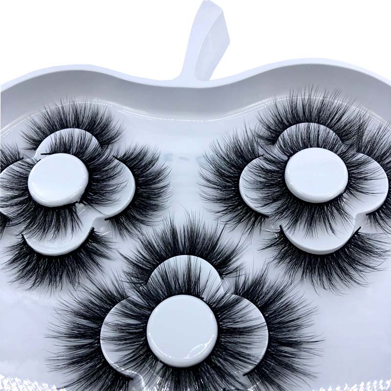 New 5 /8/9 pairs natural false eyelashes fake lashes long makeup 3d mink lashes eyelash extension mink eyelashes for beauty 03
