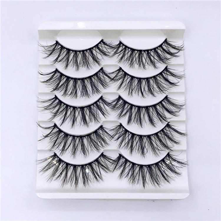 New 5 /8/9 pairs natural false eyelashes fake lashes long makeup 3d mink lashes eyelash extension mink eyelashes for beauty 03