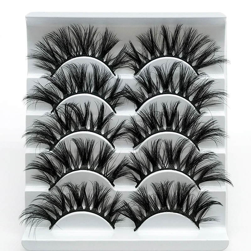 New 5 /8/9 pairs natural false eyelashes fake lashes long makeup 3d mink lashes eyelash extension mink eyelashes for beauty 03