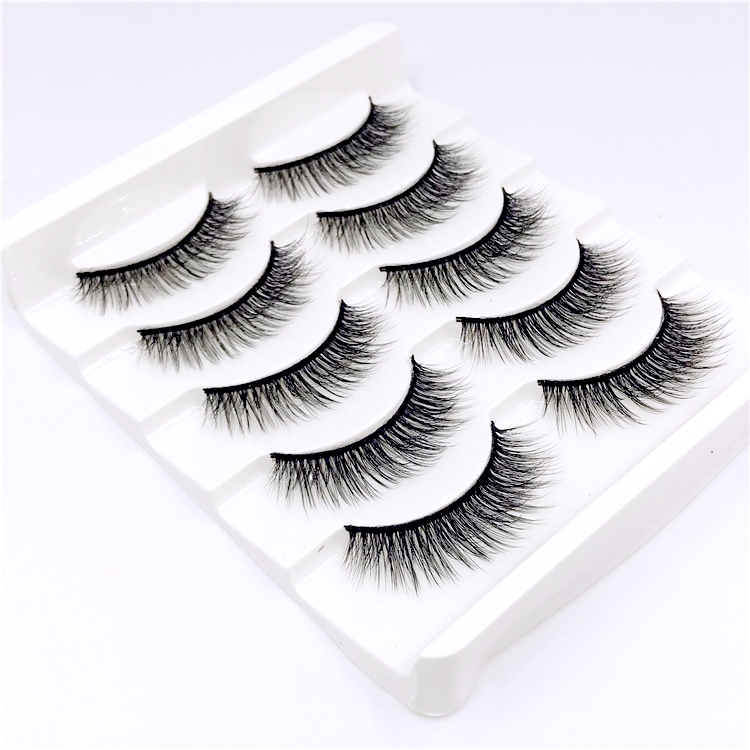 New 5 /8/9 pairs natural false eyelashes fake lashes long makeup 3d mink lashes eyelash extension mink eyelashes for beauty 03
