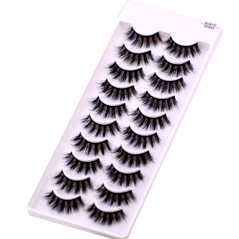 New 5 /8/9 pairs natural false eyelashes fake lashes long makeup 3d mink lashes eyelash extension mink eyelashes for beauty 03