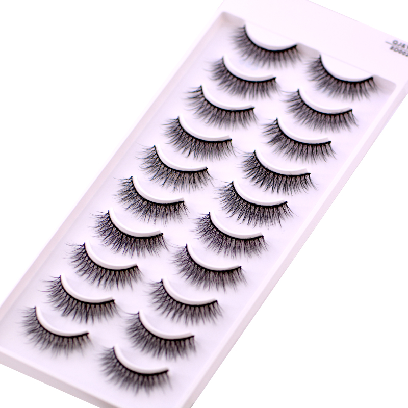 New 5 /8/9 pairs natural false eyelashes fake lashes long makeup 3d mink lashes eyelash extension mink eyelashes for beauty 03