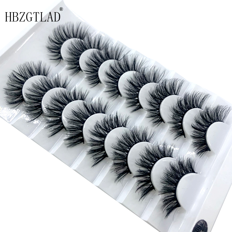 New 5 /8/9 pairs natural false eyelashes fake lashes long makeup 3d mink lashes eyelash extension mink eyelashes for beauty 03