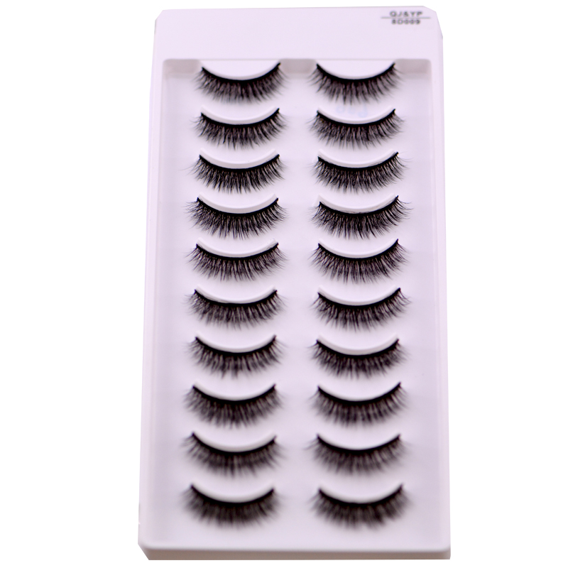 New 5 /8/9 pairs natural false eyelashes fake lashes long makeup 3d mink lashes eyelash extension mink eyelashes for beauty 03