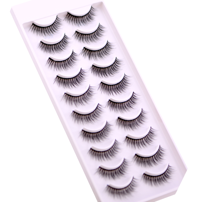 New 5 /8/9 pairs natural false eyelashes fake lashes long makeup 3d mink lashes eyelash extension mink eyelashes for beauty 03